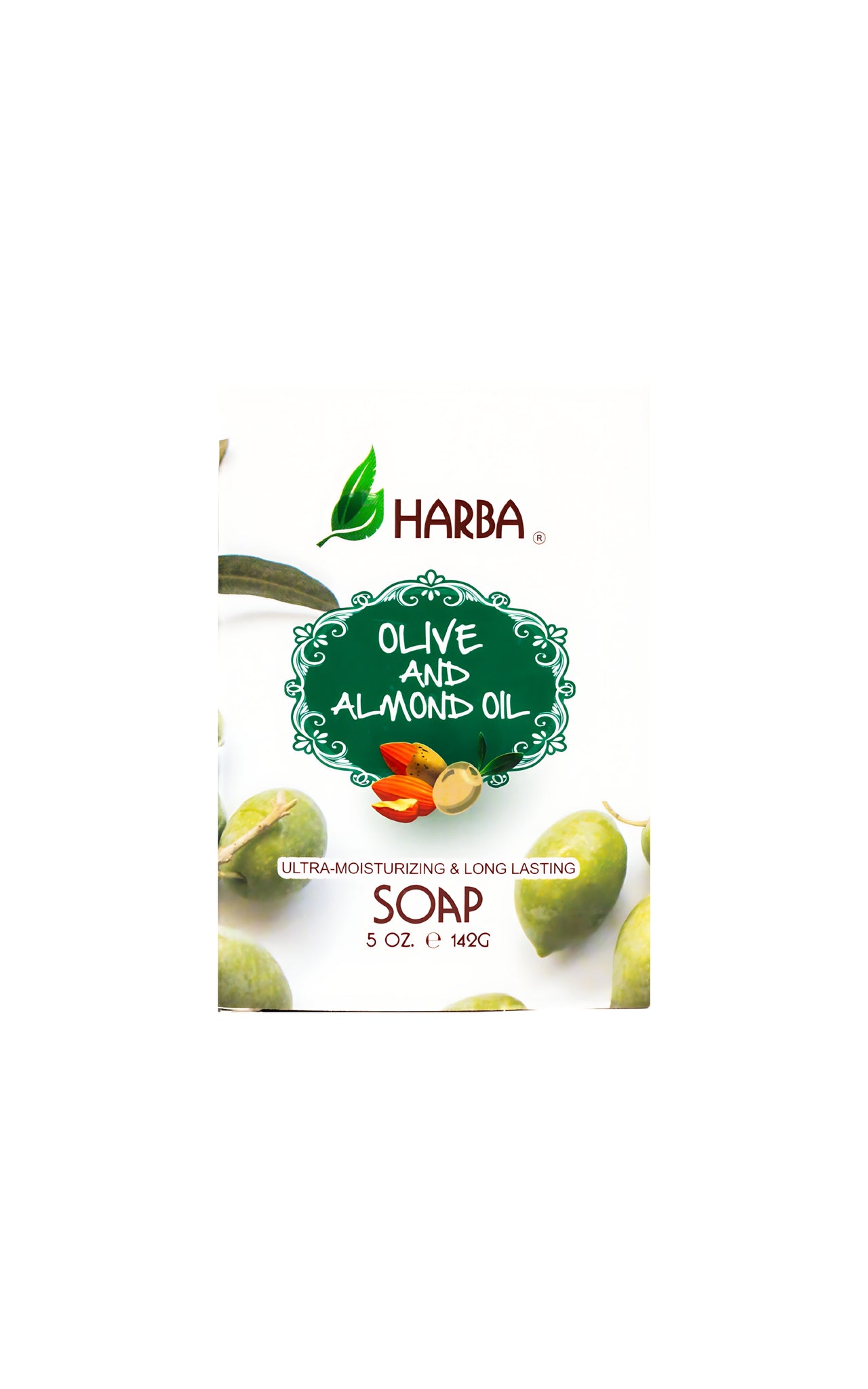 HARBA BAR SOAP WITH OLIVE & ALMOND OIL