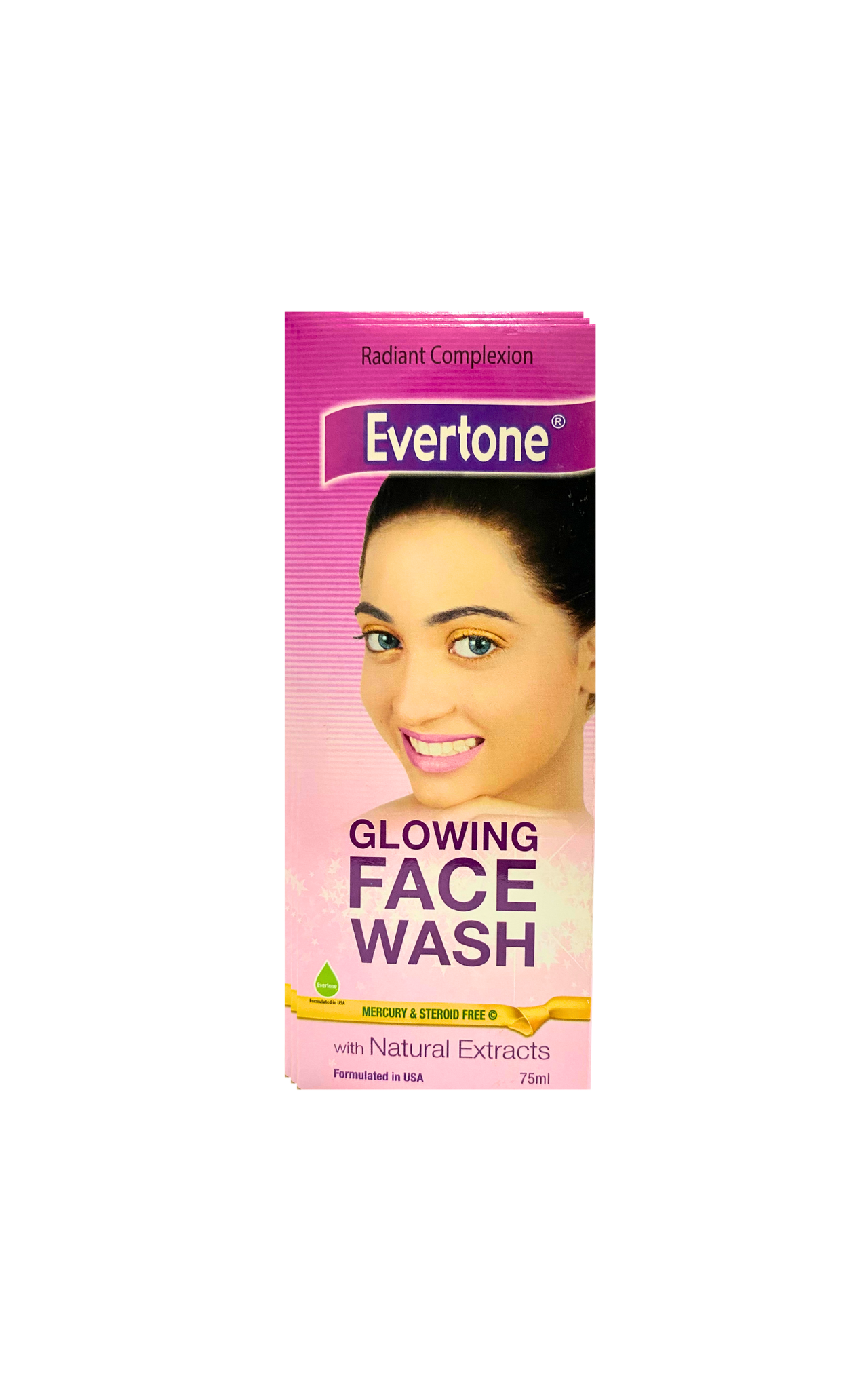 Glowing Face Wash with Natural Extracts 2.65 FL OZ e 75ml