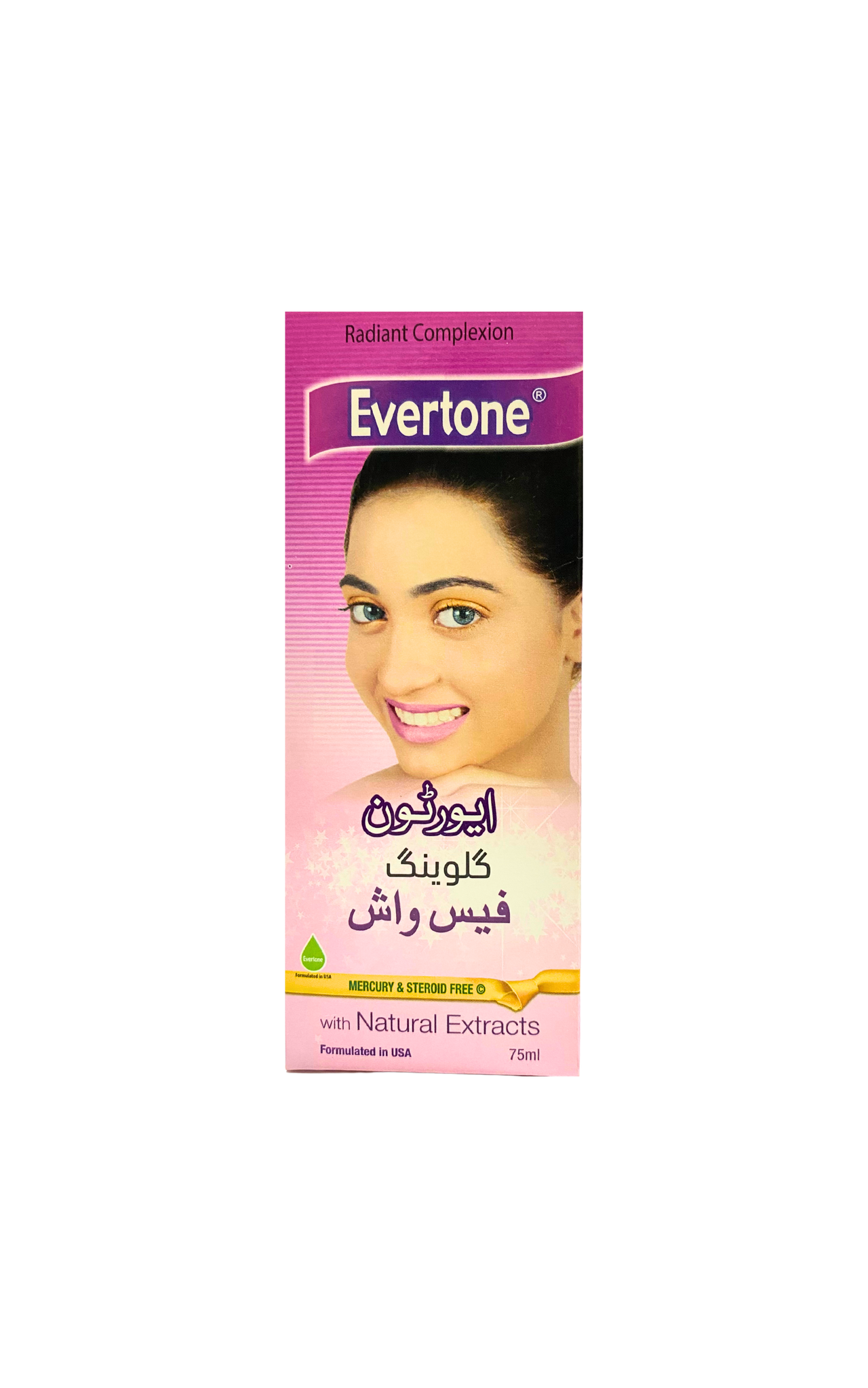 Glowing Face Wash with Natural Extracts 2.65 FL OZ e 75ml