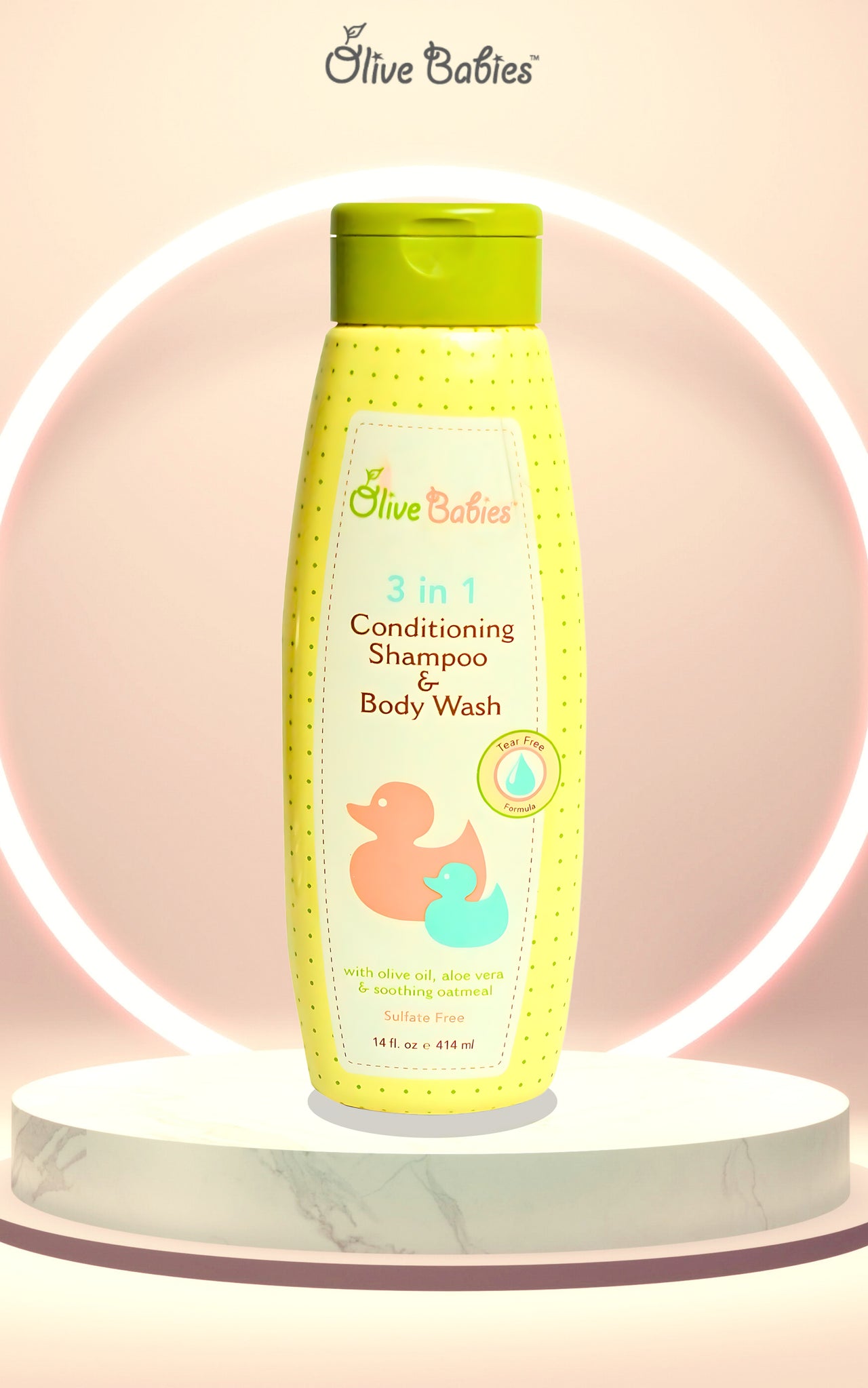 Olive Babies 3 In 1 Conditioning Shampoo & Body Wash