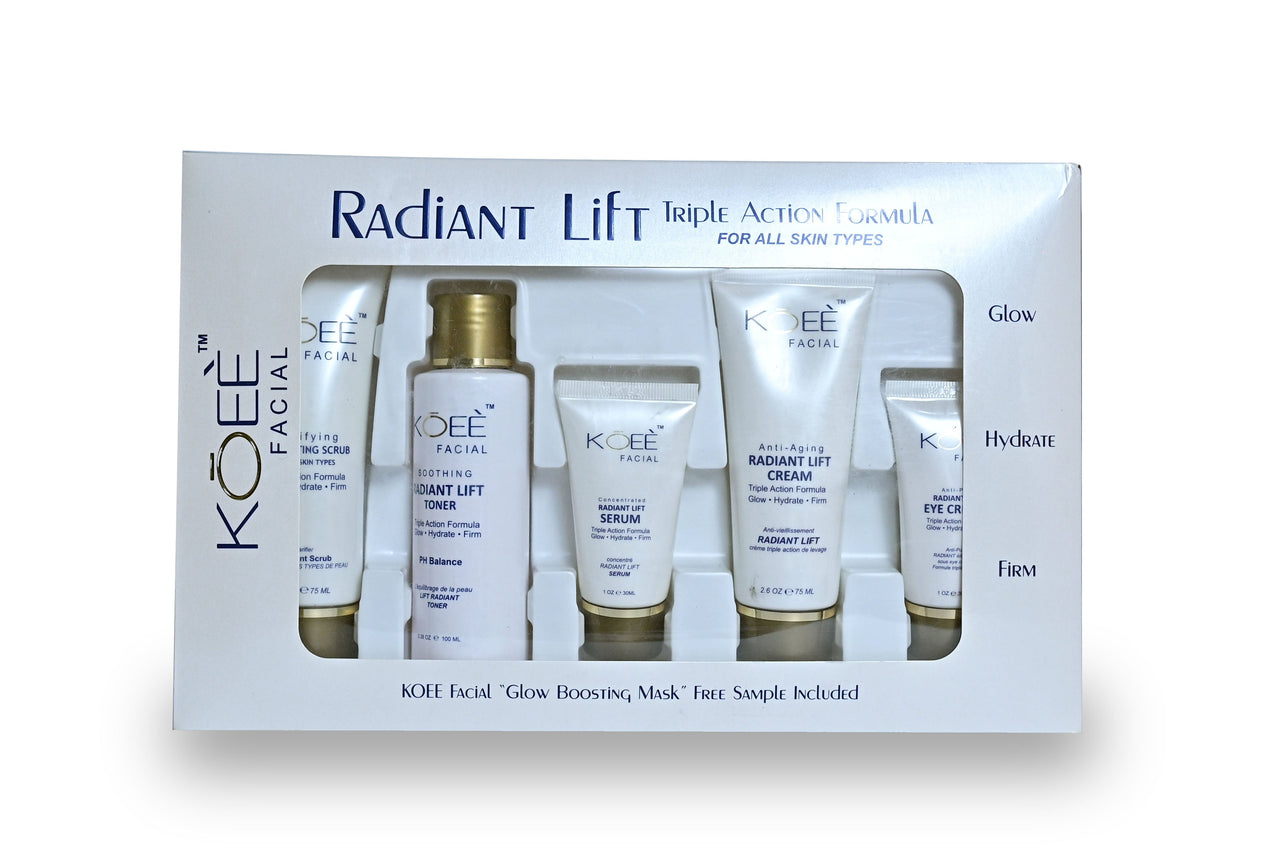 Koee Complete Radiance Facial Kit - Triple Action Skincare