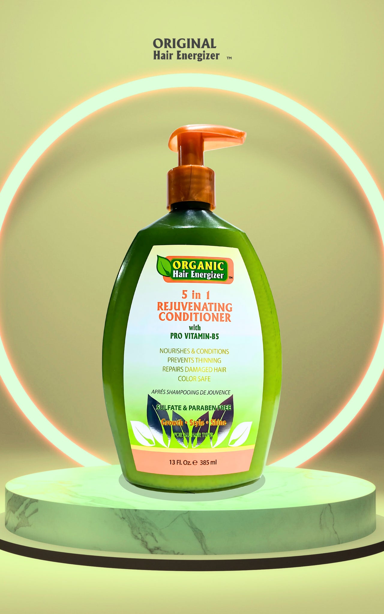 Organic Hair Energizer Conditioner 5 in 1 Rejuvenating 385ml