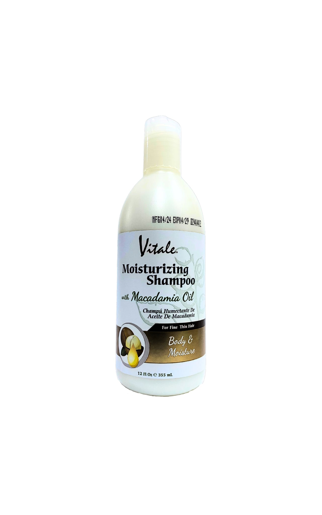 Vitale Macadamia Moisturising Shampoo 355ml