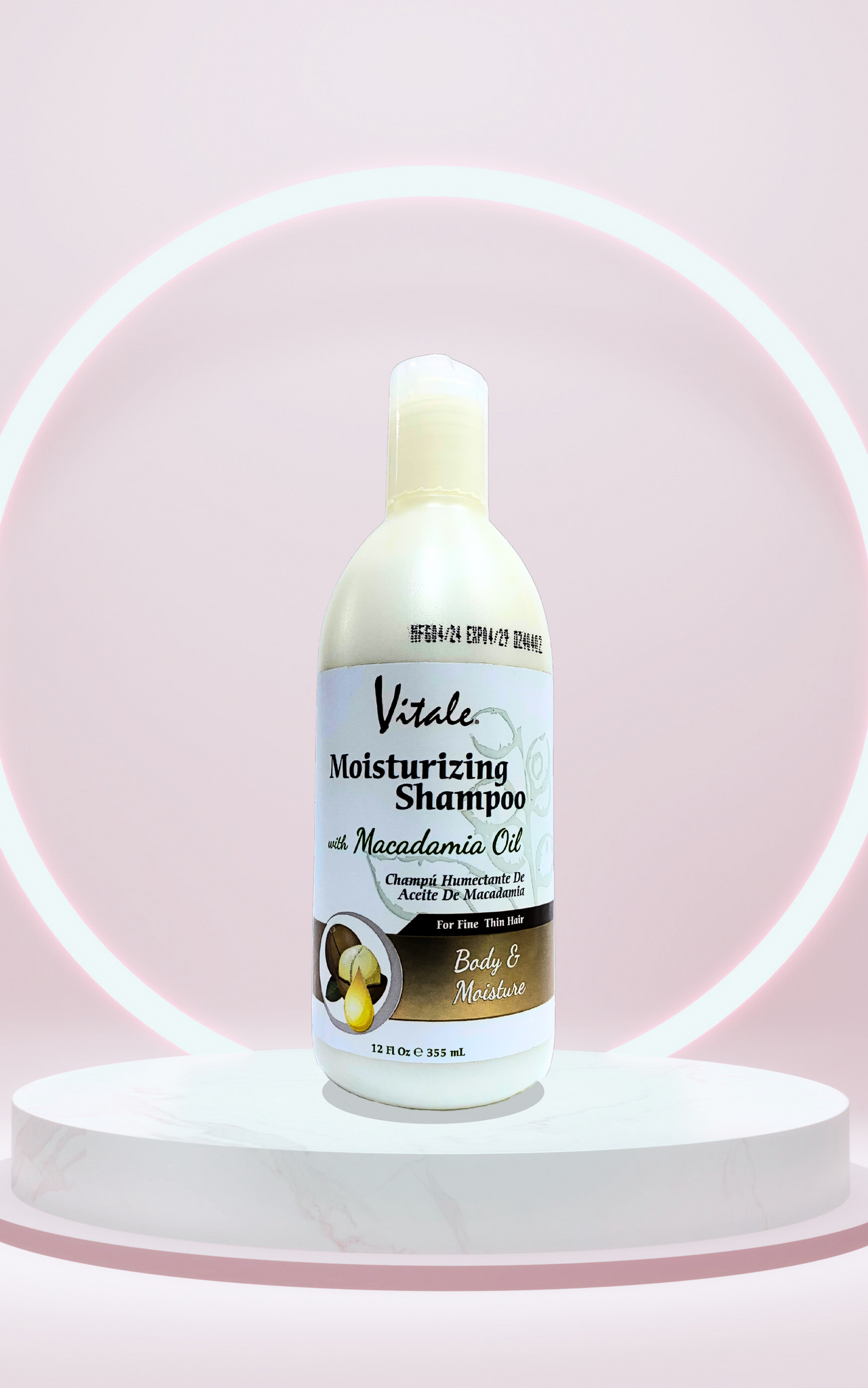 Moisturizing Shampoo with Macadamia Oil 12 FL OZ e 355ml