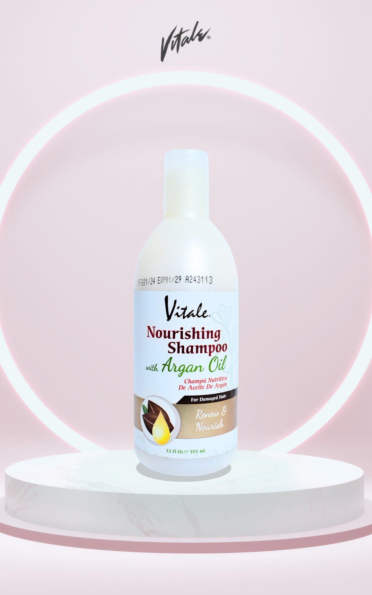 Vitale Argan Oil Nourishing Shampoo 355ml