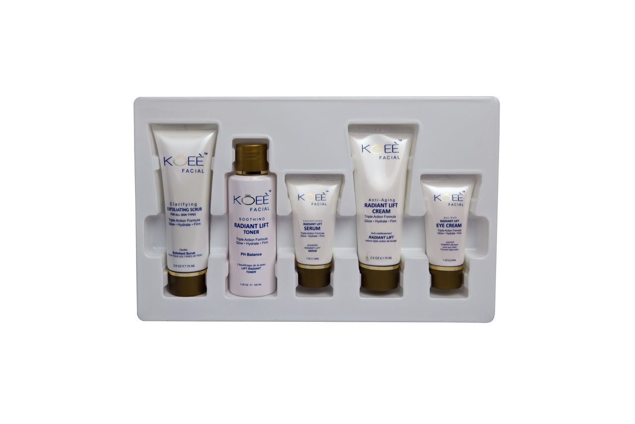 Koee Complete Radiance Facial Kit - Triple Action Skincare