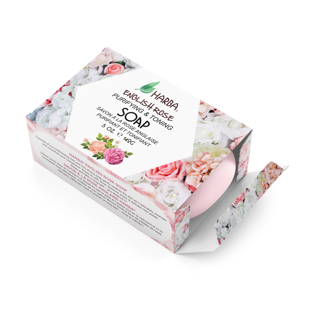 HARBA BAR SOAP WITH ENGLISH ROSE