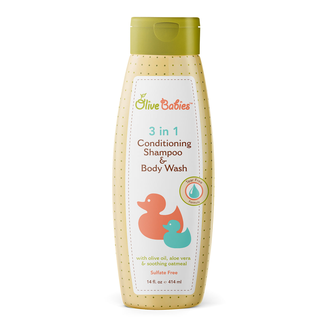 Olive Babies 3 In 1 Conditioning Shampoo & Body Wash