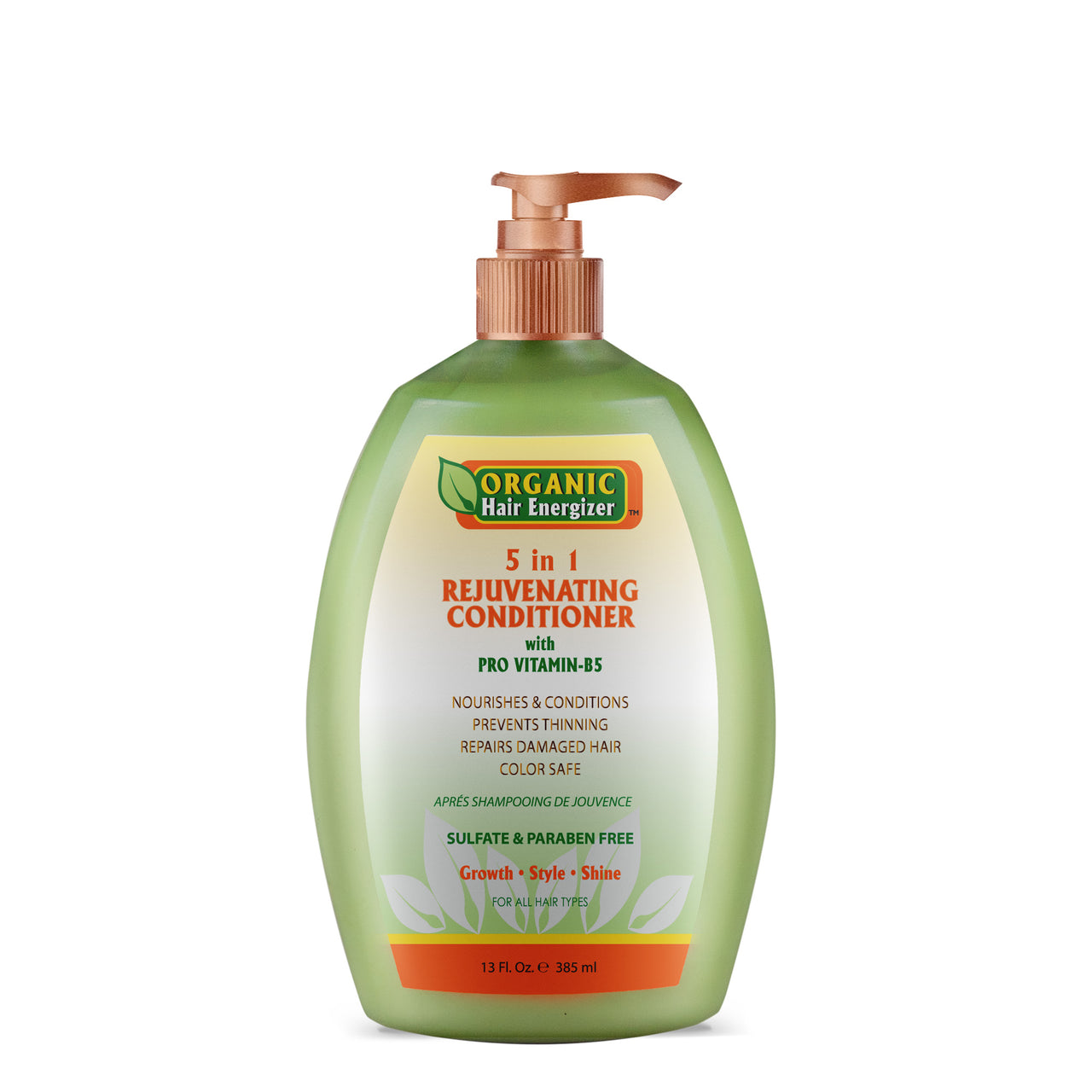 Organic Hair Energizer Conditioner 5 in 1 Rejuvenating 385ml