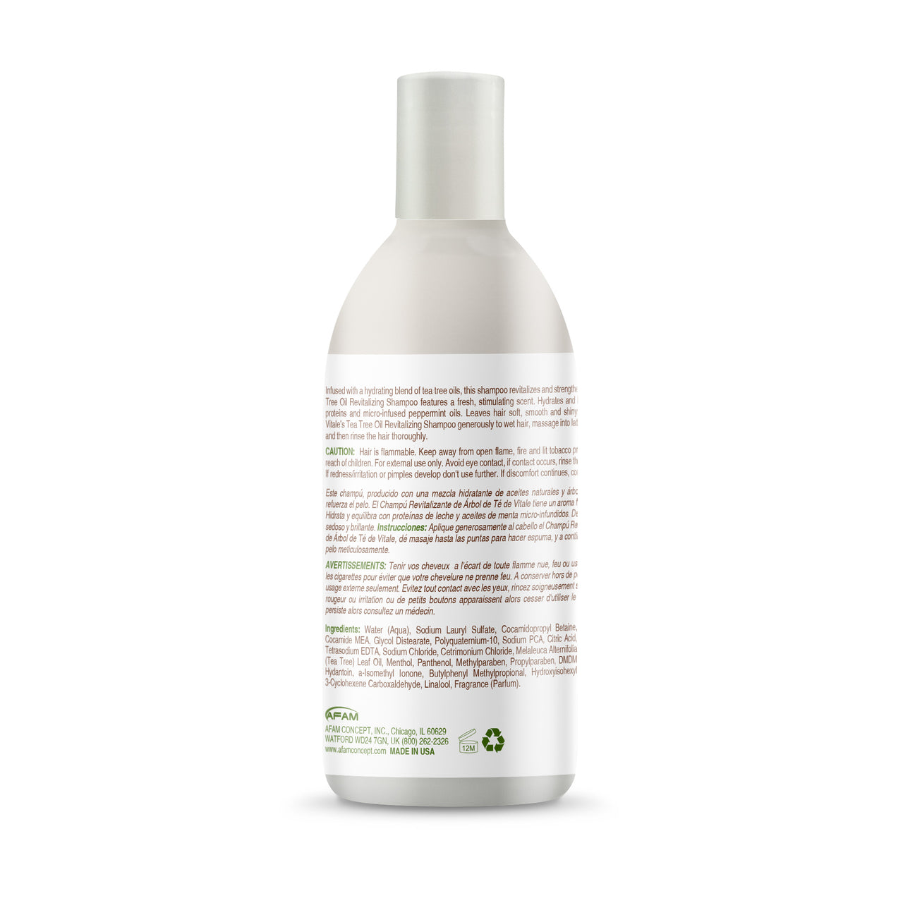 Vitale Tea Tree Revit Shampoo 355ml